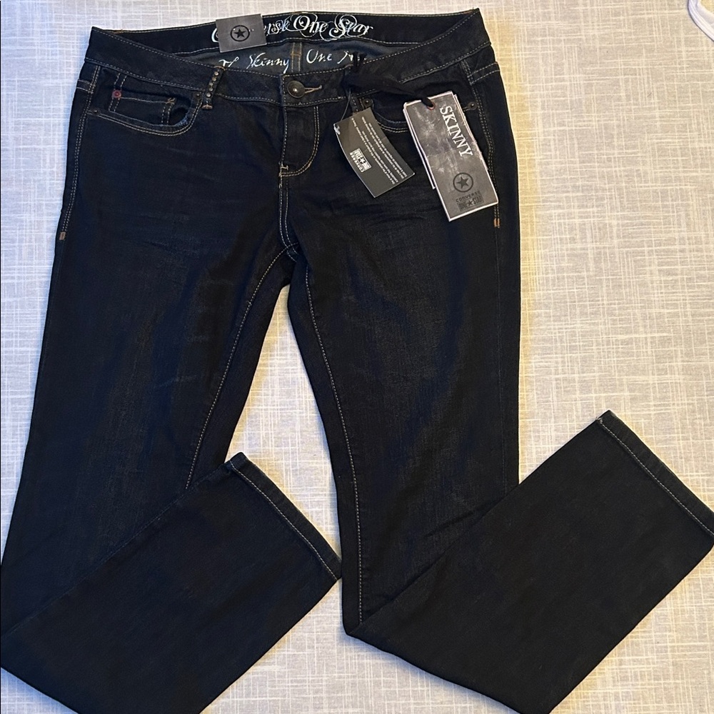 NWT Converse One Star Dark Blue Skinny Jeans